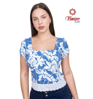 BLUSA HOLE ESTAMPADA